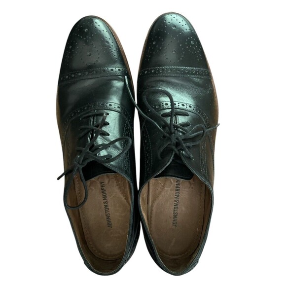 Johnston & Murphy Mens Shoes Conard Cap Toe Leather Wingtip Oxford Size 11 - Picture 5 of 7